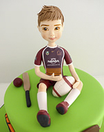 Broncos AFL player birthday cake